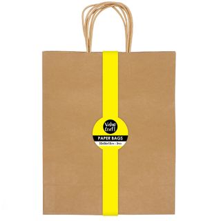 MEDIUM PAPER BAGS 32x26CM NATURAL 3PCS