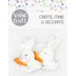 EASTER RESIN BUNNY W CARROT 2PCS