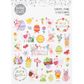 EASTER GLITTER STICKERS EGG HUNT 1SH