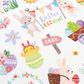 EASTER GLITTER STICKERS EGG HUNT 1SH