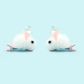 EASTER BUNNY TULLE HAIRCLIPS 2PCS