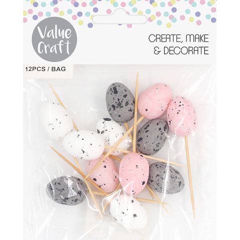 EASTER SPECKLED EGGS SKEWERS 12PCS