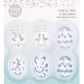 EASTER EGG STENCILS 6PCS