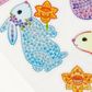 EASTER CRYSTAL STICKERS BUNNIES 1PCS