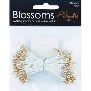 Flower Stamens Gold 144Pcs