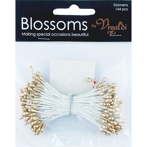 Flower Stamens Gold 144Pcs