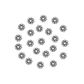 Spacer Daisy 7mm Silver 20Pcs