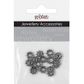 Bead Caps 8mm Star Flower Silver 20Pcs