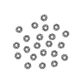 Spacer Daisy 6mm Silver 30Pcs