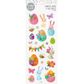 EASTER GLITTER STICKERS SPRING BUNNY 1SH