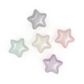 BEAD PEARLESCENT CHUNKY STARS 5PCS