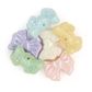 BEAD PEARLESCENT BOWS MULTI 6PCS