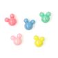 BEAD PEARLESCENT TEDDY BEADS MULTI 18PCS