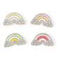 BEAD ACRYLIC LARGE RAINBOWS MULTI 4PCS