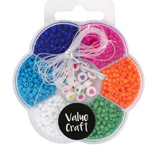 BEAD KIT SEED BEADS BRIGHTS 1015PCS