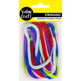 LACES 5MM MULTI 80CM 6PCS