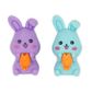 EASTER BUNNY NOVELTY ERASERS 2PCS