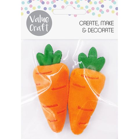 EASTER PLUSH CARROTS 2PCS