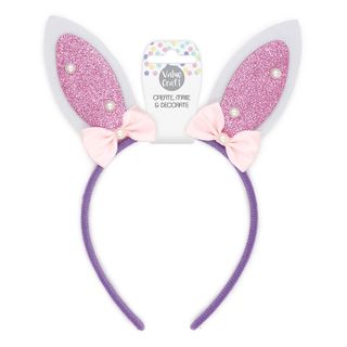 EASTER HEADBAND EARS WITH PEARLS 1PC