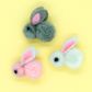 EASTER POM POM BUNNIES 3PCS