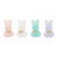 EASTER RESIN GLITTER BUNNY SHAPES 4PCS