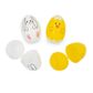 EASTER FILLABLE EGGS CHICK BUNNY 6PCS