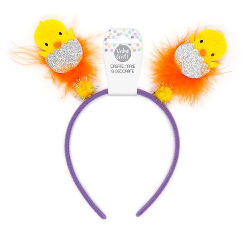 EASTER SPRING HEADBAND CHICKS 1PC