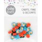 EASTER POLYMER CLAY BEADS ASSORTED 30PCS