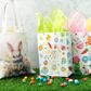 EASTER TOTE BAG BUNNY W EGGS 1PC