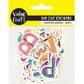 STICKERS DIE CUT ALPHABET MIX 50PC