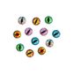 GLASS ANIMAL EYES 14MM 6 PAIRS