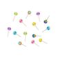 RESIN TINY LOLLYPOP EMBELLISHMENTS 20PC