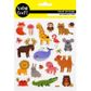 STICKERS GOLD FOIL ANIMALS MIX 1SH