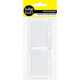 CONTAINER MINI 6CMx4CM CLEAR 2PC