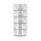 CONTAINER STACKED JARS 3.5CM CLEAR 1PC