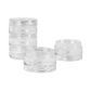 CONTAINER STACKED JARS 3.5CM CLEAR 1PC