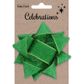 Xmas Bow 9.5Cm Grn Metallic 1Pc