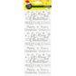 MERRY XMAS CURSIVE STICKERS SILVER 1SH