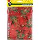 Xmas Bag Organza 15X20Cm Red Holy 2Pc