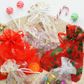 Xmas Bag Organza 15X20Cm Gold Stars 2Pc