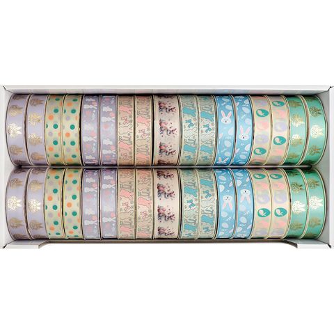 EASTER 2026 SATIN RIBBON MIX 34PC BOX