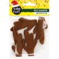 XMAS FELT SHAPES 68MM ANTLERS BROWN 4PCS