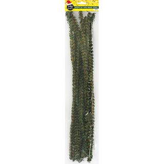 XMAS ARTIFICAL PINE WIRED STEMS 12PCS