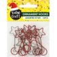 XMAS ORNAMENT HOOKS STARS 16PCS