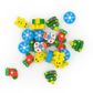 Xmas Mini Erasers In Tree 1Pc