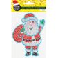 XMAS ADHESIVE RHINESTONES SANTA 1SH
