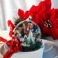 XMAS MINI WREATHS W HOLLY 4PCS