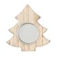 XMAS WOOD TEALIGHT HOLDER TREE 1PC