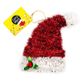 XMAS GIANT TINSEL ORNAMENT HAT 1PC