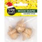 Xmas Wood 3D Acorns 3Pcs